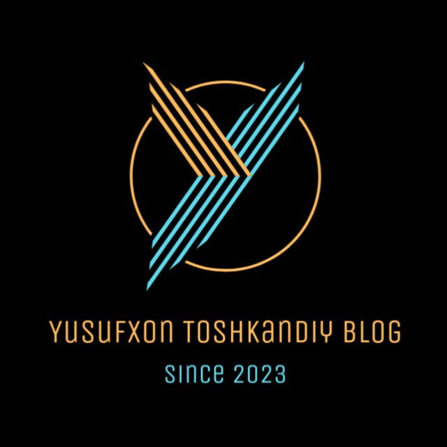 Yusufxon Toshkandiy | Blog