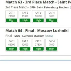 WORLDCUP TICKET MONITOR