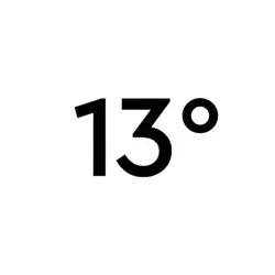 13°